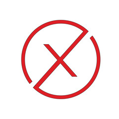 Obraz premium Close icon vector in black circle, cancel button symbol for UI UX design, x mark delete sign for website and mobile app interface navigation isolated on white background.