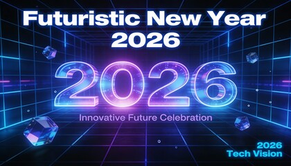 Digital new year celebration 2026