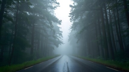 Obraz premium morning in the forest