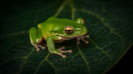 Obraz premium green frog