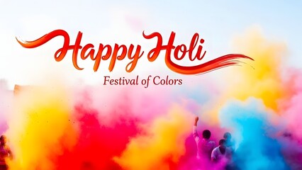 Wishing you a joyous holi celebration with vibrant colors and warm wishes