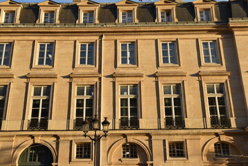 Fototapeta premium Façade haussmannienne à Paris 