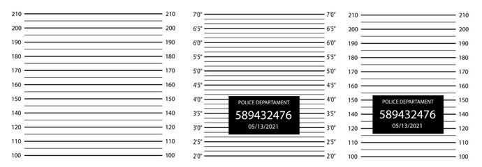 Police lineup or mugshot background © YURII