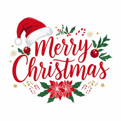 Merry Christmas Celebration Festive Season Graphic Design