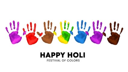 Obraz premium Happy holi festival of colors