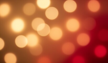 Obraz premium Colorful bokeh lights creating a warm atmosphere in a cozy setting during the evening hours