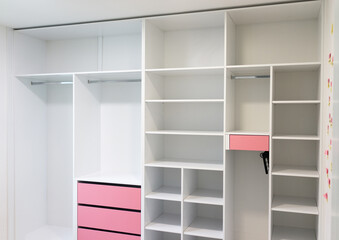 Beautiful custom closet in an estate house