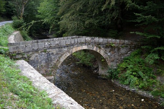 old small stone bridge
