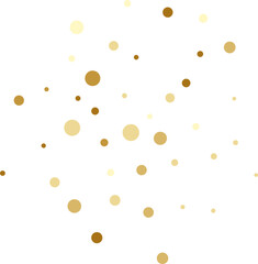 Gold Glitter Dot
