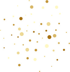Gold Glitter Dot