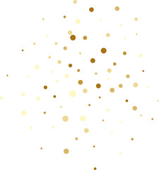 Gold Glitter Dot