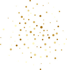 Gold Glitter Dot