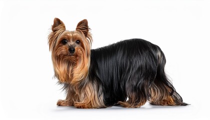 Yorkshire terrier studio portrait