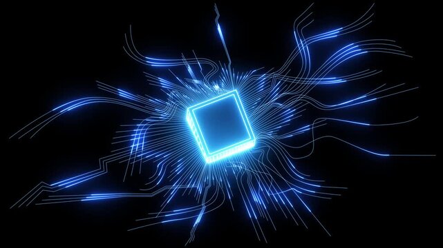 ai agent- businessman working with virtual reality at office. Multi agent AI systems concept on black background. AI driven solutions streamline workflows, Decision, Automate daily Tasks.