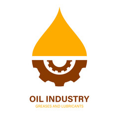 Gear lube vector icon