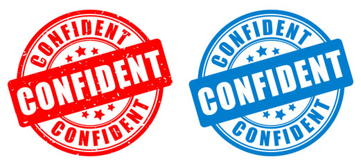 Confident ink business stamps set