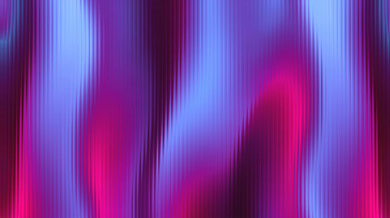 A vibrant abstract background with vertical wavy streaks of blue, purple, and magenta light, creating a fluid and glowing effect.
