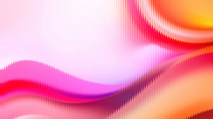 Abstract background with vibrant pink, orange, and yellow flowing waves and a subtle vertical striped texture, creating a dynamic and colorful design.