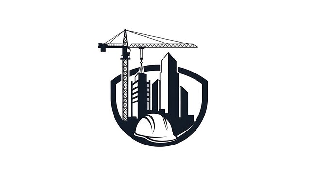 Modern Construction and Real Estate Logo Design