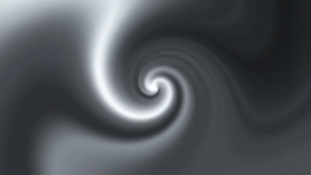 Abstract swirling vortex background dynamic digital illustration with grayscale color gradient motion design