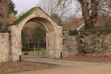 Obraz premium Blick auf Kloster Gravenhorst in Hörstel im Münsterland