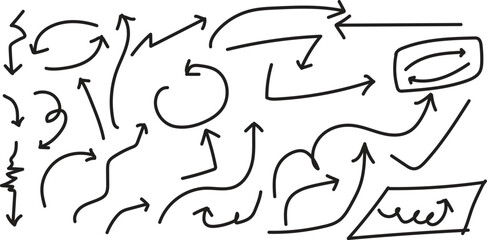 Hand drawn doodle shapes for graffiti street art poster design. Hand drawn thick heart and star symbols