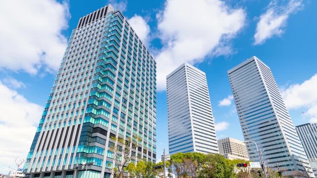 大阪ビジネスパーク・タイムラプス