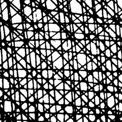 Monochrome hand-drawn crosshatch texture
