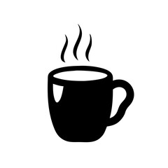 Cozy Warm Mug Vector Icon, Hot Drink Illustration for Winter