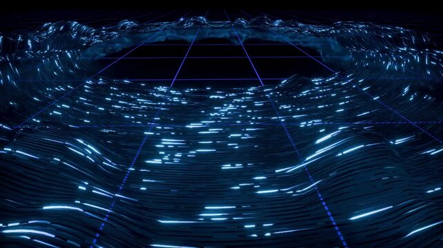 3D abstract animation featuring flowing shapes, smooth motion, and modern digital depth. Ideal as a background for technology, art, innovation, or futuristic visual conce