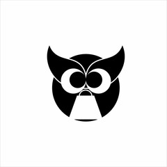 Online shop logo design with owl concept.