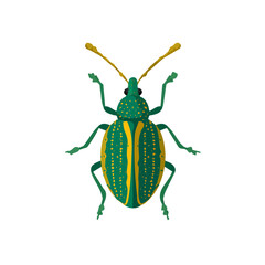 Simple_flat_2D_icon_of_a_weevil_isolated_on_a_white_Vector, eps, flat design, animation design, simple flat 2D icon, minimalist design, clipart, illustration.
