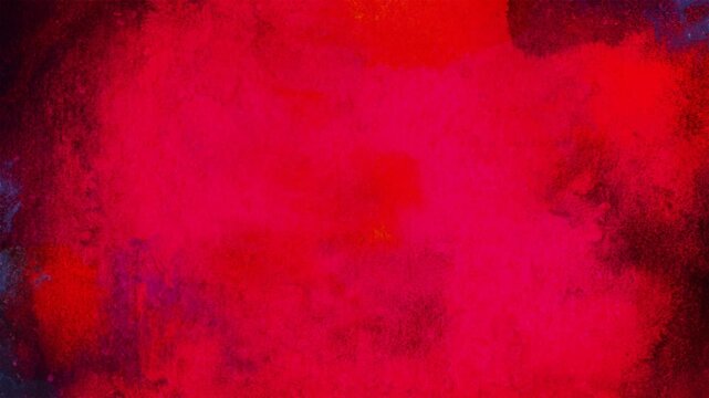 loop grunge background with red paint