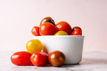 cherry tomatoes in a bowl