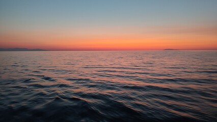 Obraz premium sunset over the Adriatic sea