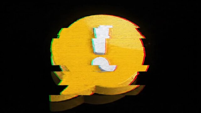 Shiny yellow speech bubble icon with exclamation point 3 d rendering against a dark background concept