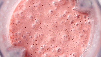 pink milk shake
