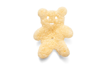 Teddy Bear Potato Chips isolated on transparent background