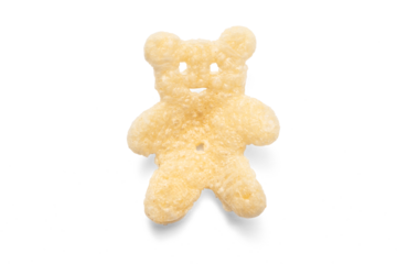 Teddy Bear Potato Chips isolated on transparent background