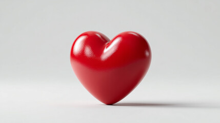 heart, love, valentine, symbol, 3d, red, romance, day, shape, illustration, hearts, vector