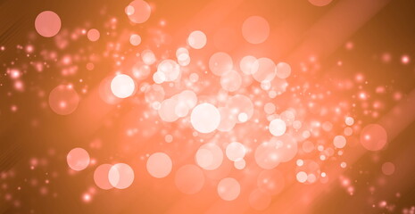 abstract orange bokeh background