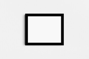 Horizontal frame mockup 5:4, 10x8, 4:5 landscape. Single black frame mockup. Clean, modern, minimalist, bright.