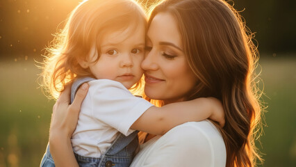 A mother and her adult son share an emotional embrace at an airport, likely during a departure or arrival.