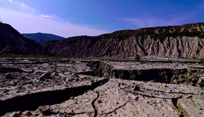 dynamic earth splitting in slow motion