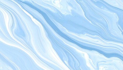 Fototapeta premium Sky Blue and White Marble. Abstract Marble Background