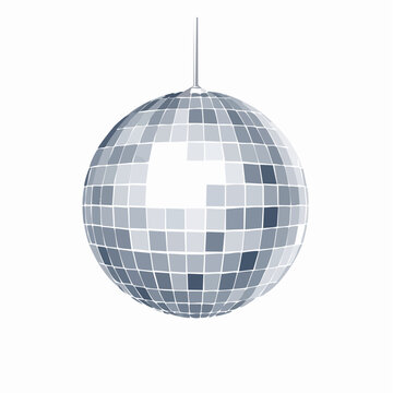 Boule &agrave; facette ou boule Tango, &eacute;clairage des ann&eacute;es 70, soir&eacute;e festive, musique