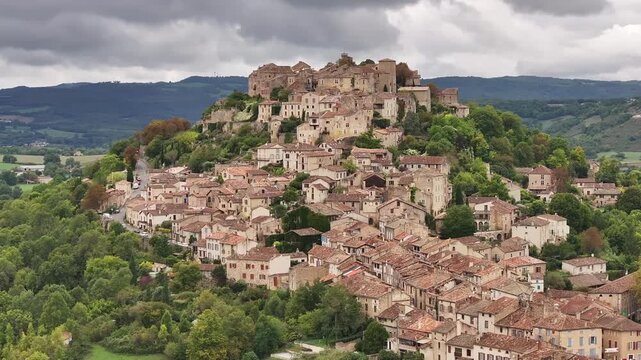 Cordes-sur-Ciel in Occitania, France