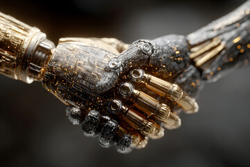 A merger and acquisition announcement signaling industry consolidation. Concept of expansion and market positioning. Generative Ai.