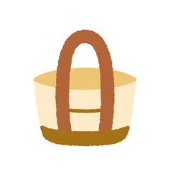 手書き風のシンプルアイコンイラスト　バッグ