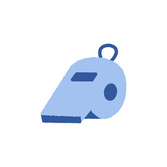 手書き風の単品アイコンイラスト　ホイッスル